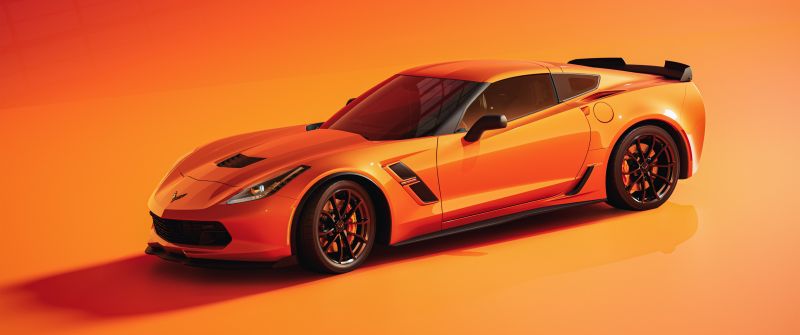 Chevrolet Corvette, Orange aesthetic, Sports cars, Orange background