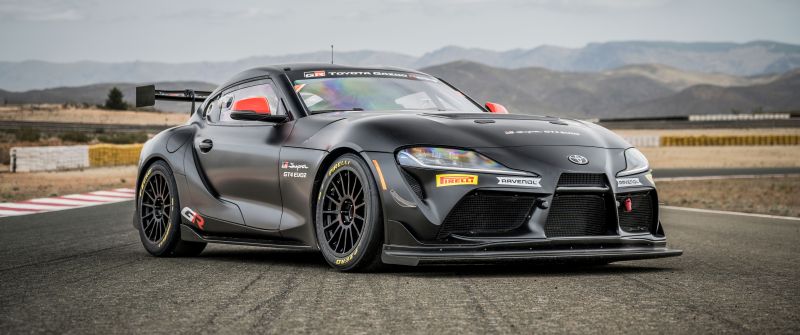 Toyota GR Supra GT4, 8K, Race track, 5K, Prototype