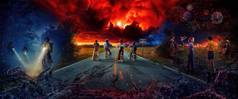 Stranger Things, Poster, Netflix series, Key Art