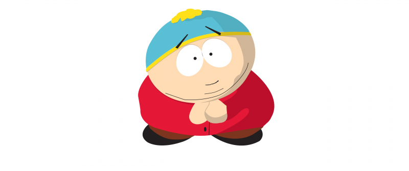 Eric Cartman, Adorable, Minimalist, South Park, 5K, White background