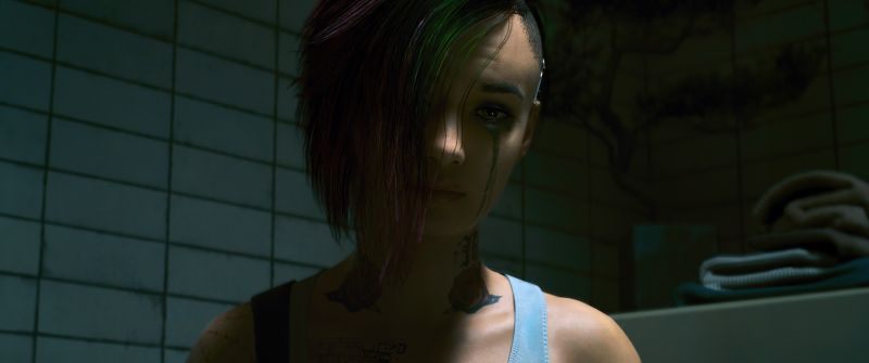 Judy Alvarez, Sad face, 5K, Cyberpunk 2077