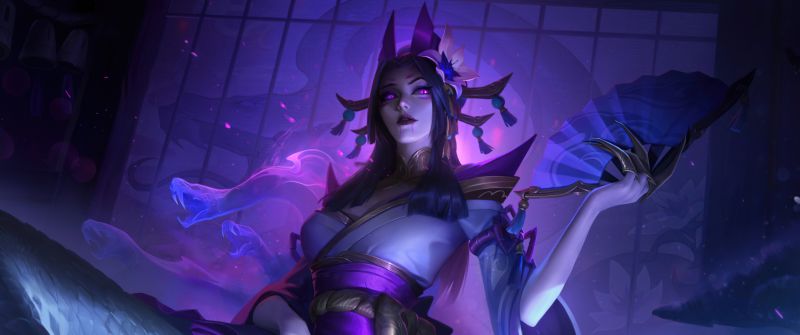 Spirit Blossom Cassiopeia, League of Legends, Purple aesthetic