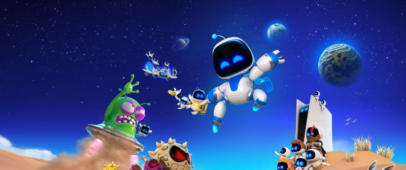 Astro Bot, PlayStation 5, 2024 Games, Game Art