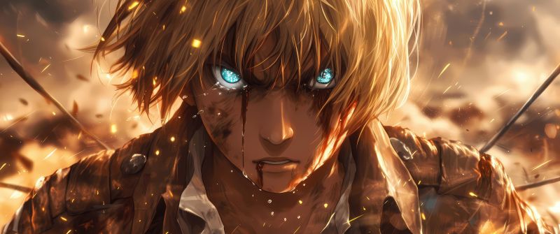 Armin Arlert, AI art, Attack on Titan, 5K