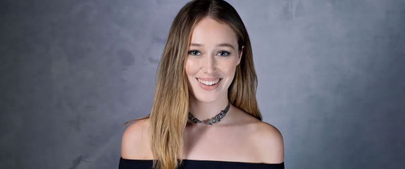 Alycia Debnam-Carey, Smiling, Australian actress, 5K