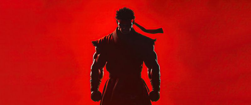 Ken Masters, Street Fighter 6, Red background, 5K