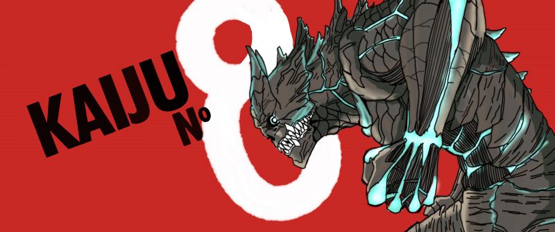 Kaiju No. 8, 8K, Red background