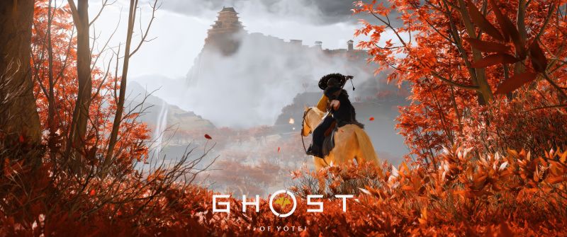 Ghost of Yotei, Autumn Scenery, Ultrawide, 2025 Games, Atsu (Ghost of Yotei)