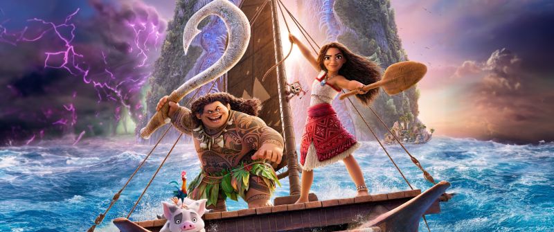 Moana 2, 5K, 2024 Movies, Animation movies