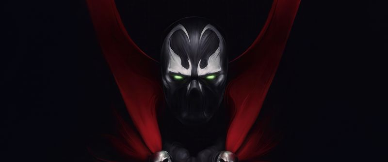 Spawn, Dark background, 5K