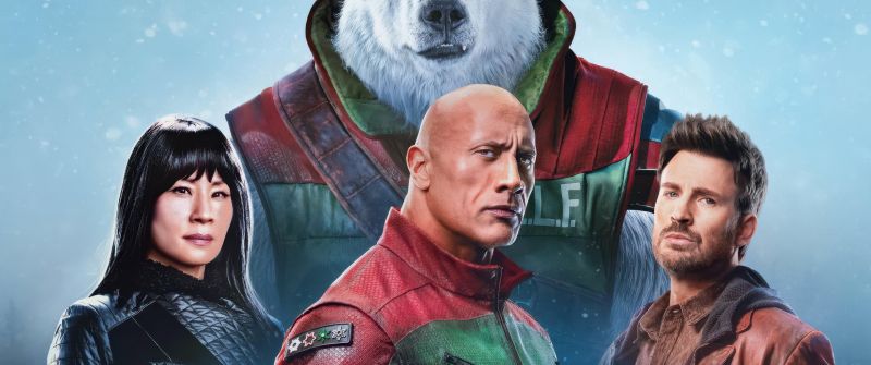 Red One (2024), Poster, 2024 Movies, Dwayne Johnson, Chris Evans, 5K