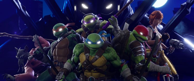 TMNT, Fortnite, 2024 Games, Leonardo (TMNT), Donatello (TMNT), Raphael (TMNT), Michelangelo (TMNT), Ninja Warrior, Ninja turtle