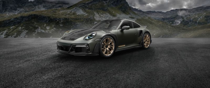 TechArt GTstreet R Touring Monochrome, 2024, Porsche 911 Turbo S, 5K