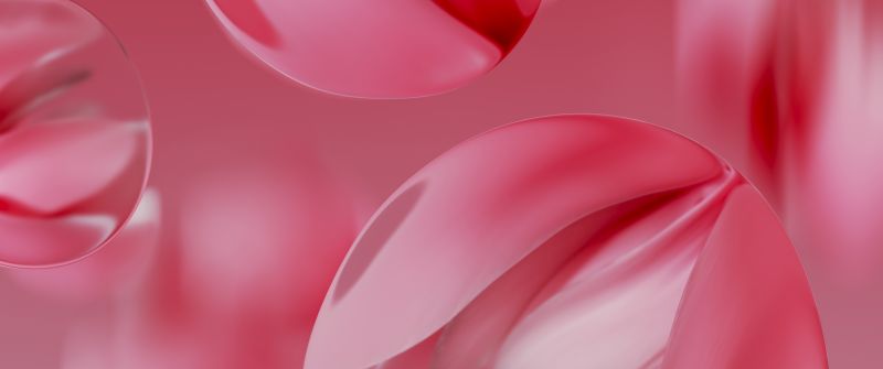 Google Pixel 9a, Pink aesthetic, Stock, 5K, Macro, Modern art, Contemporary, Bubbles, Marbles