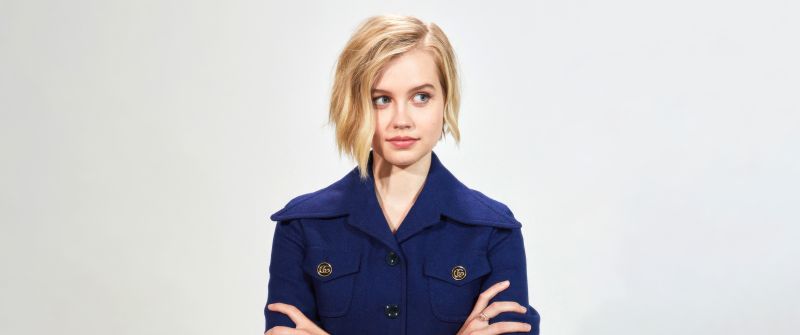 Angourie Rice, 5K, Australian actress, White background