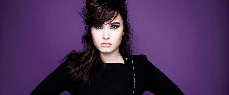 Demi Lovato, Purple, American singer, 5K