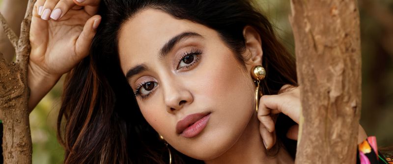 Janhvi Kapoor, Portrait, Beautiful actress, Bollywood actress