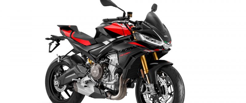 Aprilia Tuono 660 Factory, 2025, White background, Sports bikes, 5K