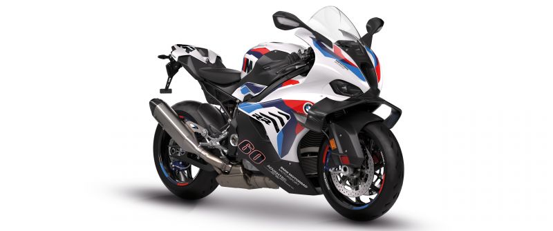 BMW M 1000 RR, 2024, White background, 5K