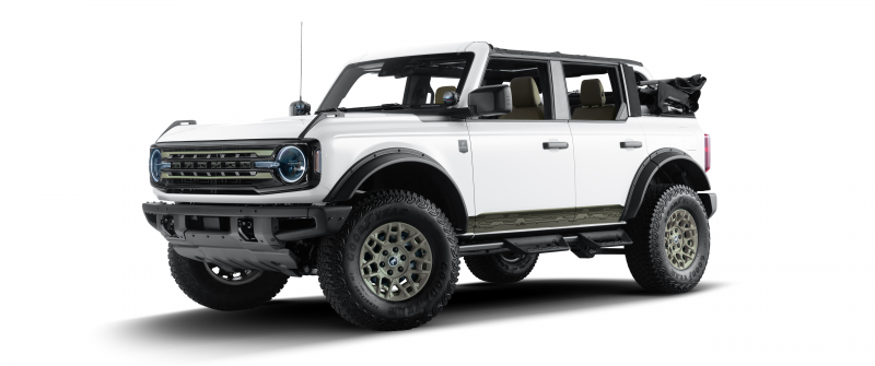 Ford Bronco Wild Fund, 2025, 5K, White background, Ford Bronco