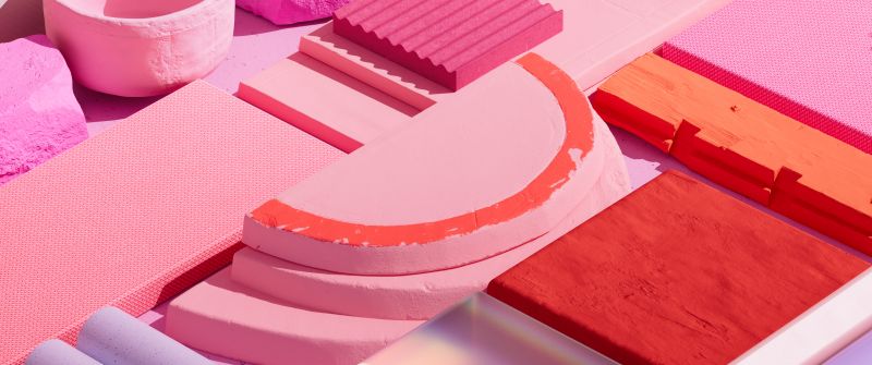 Shapes, Pink aesthetic, Microsoft Design