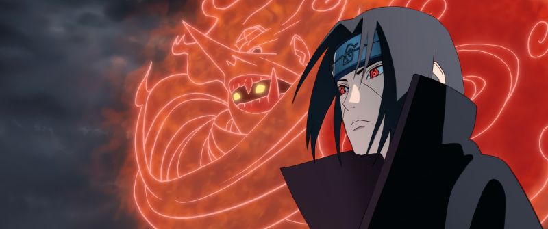 Itachi Uchiha, Susanoo mode, 5K, Naruto