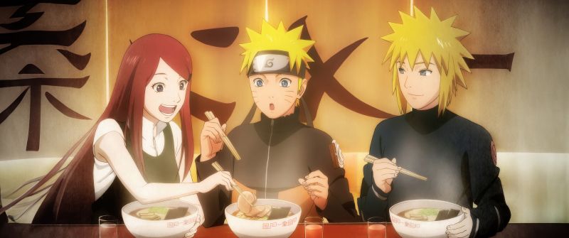 Naruto, Family, Naruto Uzumaki, Minato Namikaze, Kushina Uzumaki, 5K