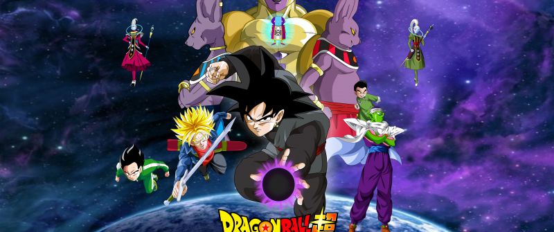 Dragon Ball Super, Character art, Frieza, Goku Black, Trunks, Piccolo, Gohan, 5K, 8K