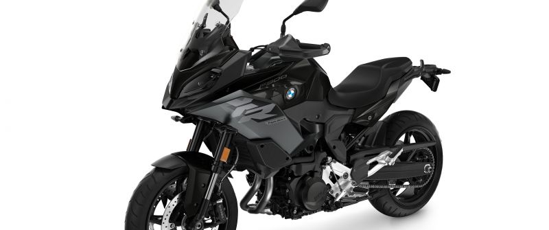 BMW F 900 XR Triple Black, 2025, Adventure motorcycles, White background, BMW F 900 XR, Black bikes