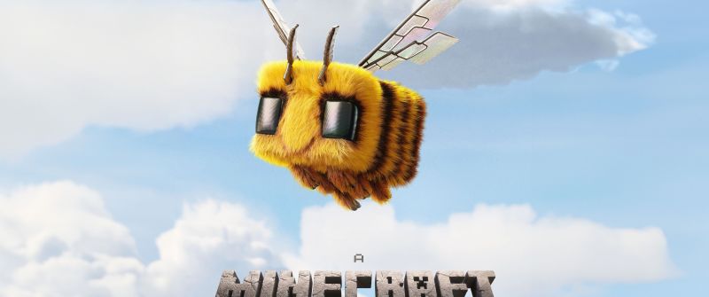 A Minecraft Movie, Bee, 5K, 2025 Movies, Animation movies