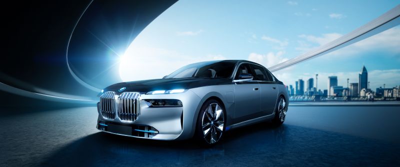 BMW i7, CGI, Luxury Sedan, Electric Sedan, BMW 7 Series, 5K