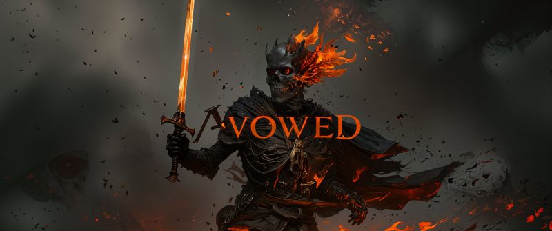 Avowed, Fire effect, Dark aesthetic