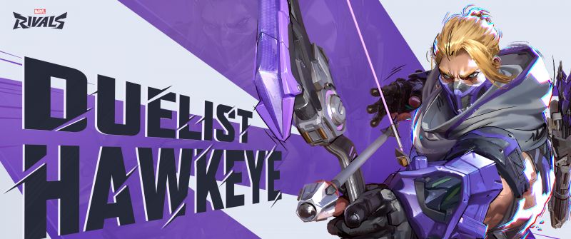 Dualist Hawkeye, Marvel Rivals, Hawkeye, Purple