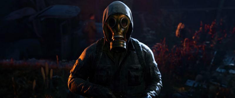 STALKER 2, Heart of Chornobyl, 5K, 2024 Games, Gas mask