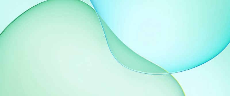 Soft, Gradient Abstract, 5K, Xiaomi Pad 7, Stock, Cyan background