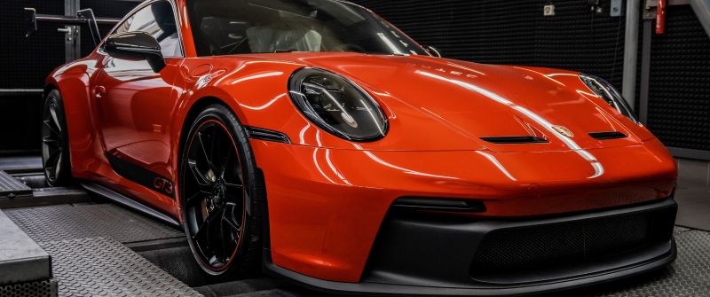 Porsche 911 GT3, Clubsport, 5K, Orange cars