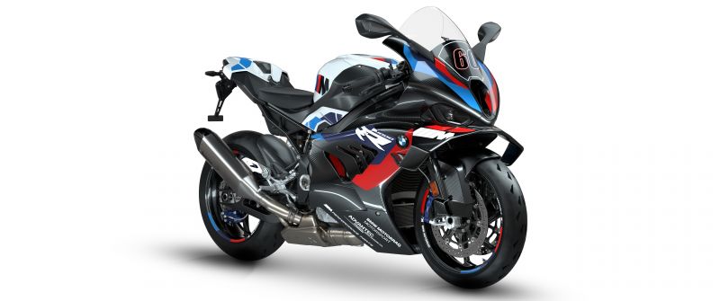 BMW M 1000 RR, WSBK Champion Edition, 2024, White background, 5K, Superbike World Championship