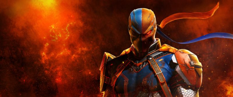 Deathstroke, Suicide Squad: Kill the Justice League, 2024 Games, Orange background