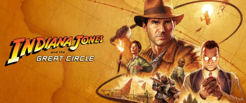 Indiana Jones and the Great Circle, Key Art, 2024 Games, Game Art