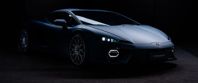 Lamborghini Temerario, 2025, Dark background, 5K