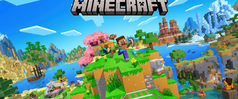 Minecraft, Key Art, Video Game, 5K