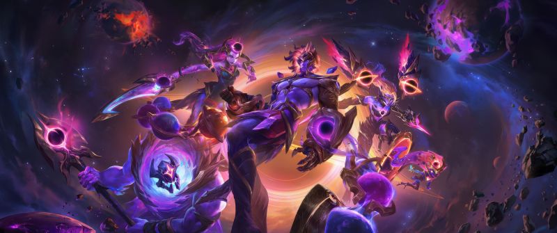 Dark Star, League of Legends, Purple aesthetic, 5K