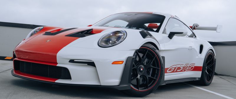 Porsche 911 GT3 RS, Vertical, 2024, 5K, Sports cars