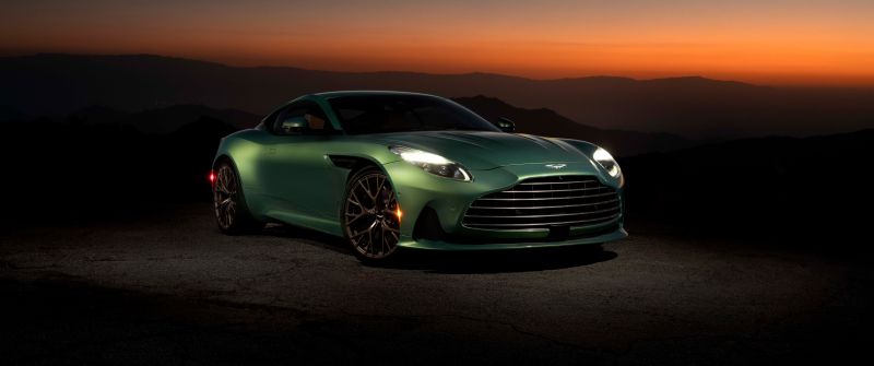 Aston Martin DB12, Sunset, 2025, 5K, 8K, Supercars