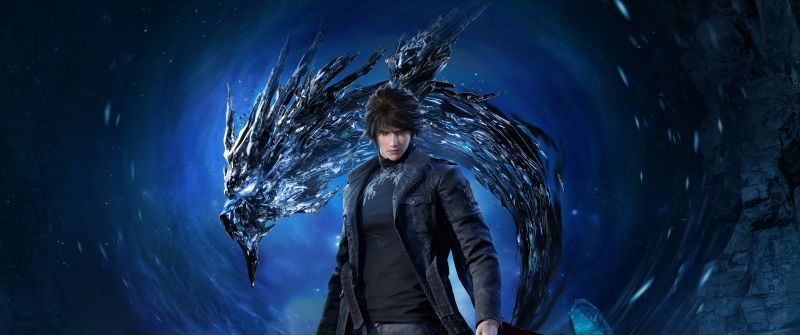 Lost Soul Aside, Key Art, 2025 Games, PC Games, PlayStation 5, PlayStation 4, Blue background