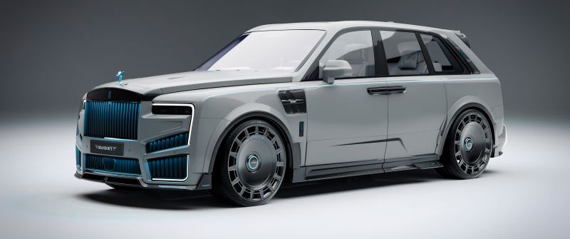 Mansory Rolls-Royce Cullinan, 2024, 5K, Rolls-Royce Cullinan, Grey