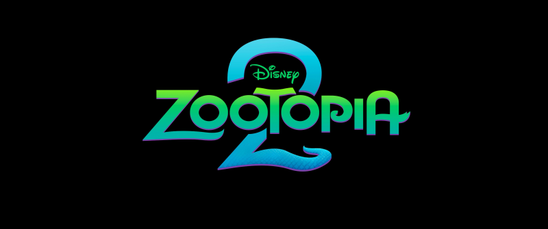 Zootopia 2, Logo, 2025 Movies, Black background, AMOLED, Walt Disney Animation, 5K