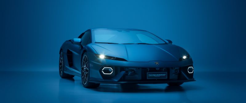 Lamborghini Temerario, Blue aesthetic, 10K, 8K, 5K