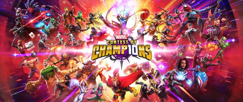 MARVEL Contest of Champions, 10th Anniversary, Key Art, 2025 Games, Android games, iOS Games