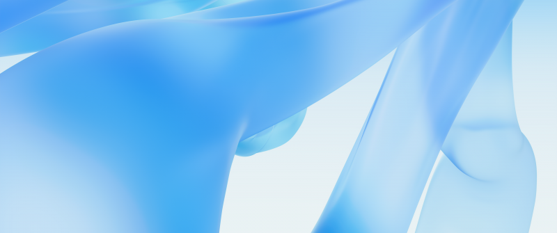 Windows 11 Fluidic, Blue abstract